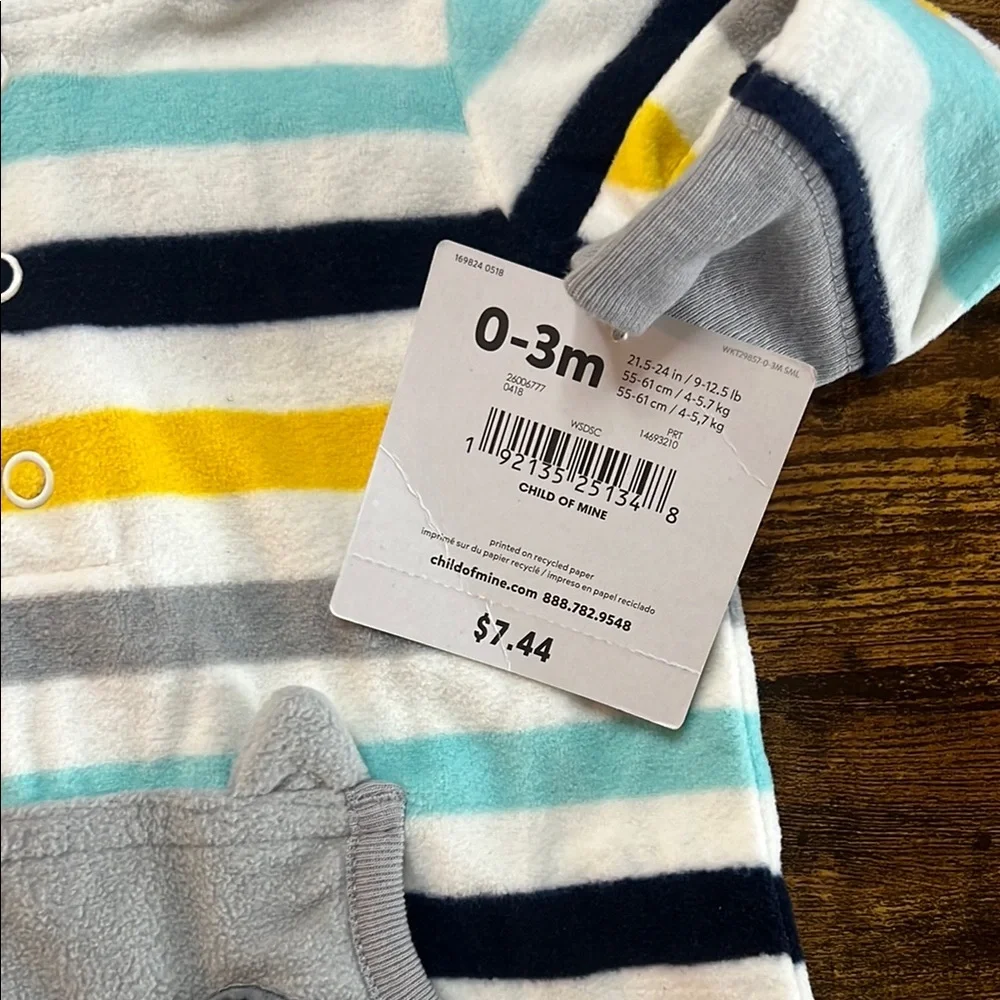 Set of 2 Child of Mine Baby Bodysuits
